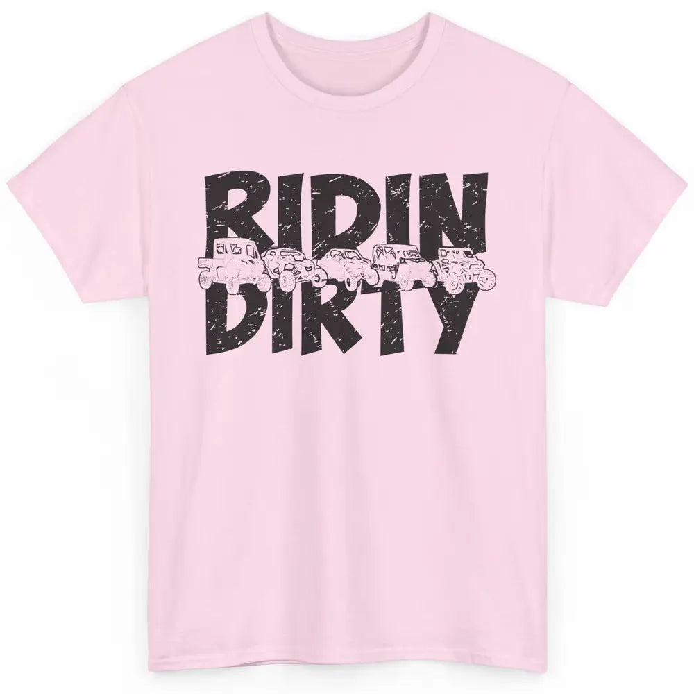 Retro UTV SXS Rider Riding Dirty ATV Offroad Riding SXS Life Classic Unisex T-Shirt