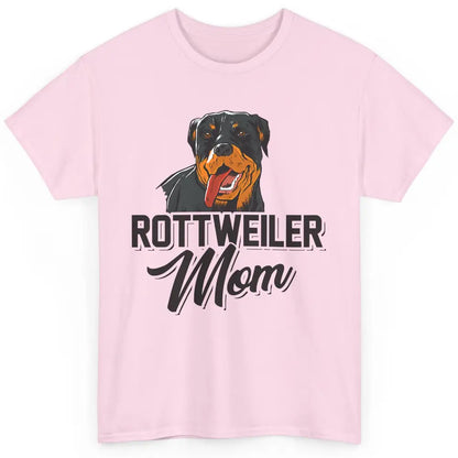 Cute Rottweiler Mom Dog Owner Rotti Fur Pet Mothers Day Mama Classic Unisex T-Shirt