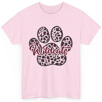 Wildcats Spirit Cat Paw Leopard Western Cat Mom Cat Lovers Classic Unisex T-Shirt