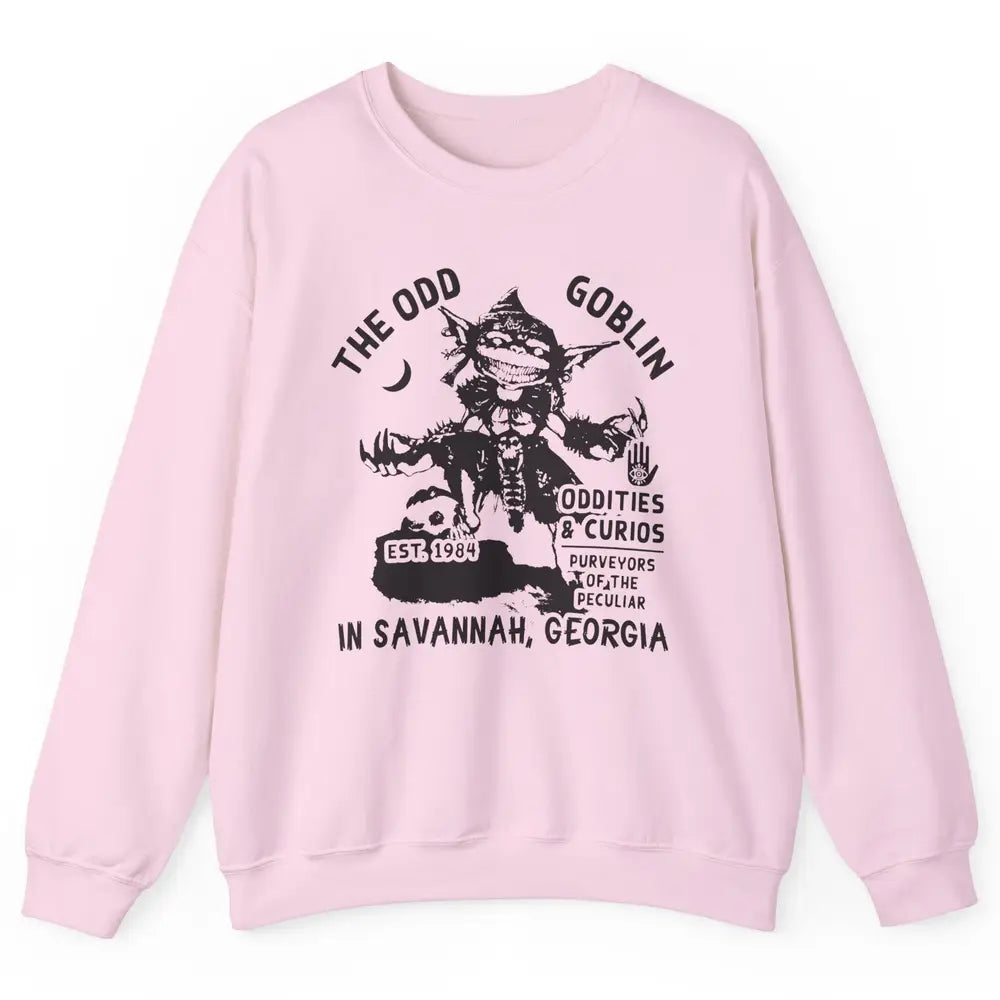 Vintage The Odd Goblin Est 1984 Oddities Savannah Georgia Unisex Crewneck Sweatshirt