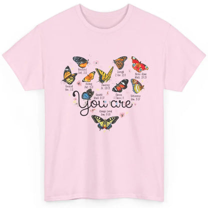 You Are Beautiful Bible Verse Butterfly Christian Jesus God Classic Unisex T-Shirt