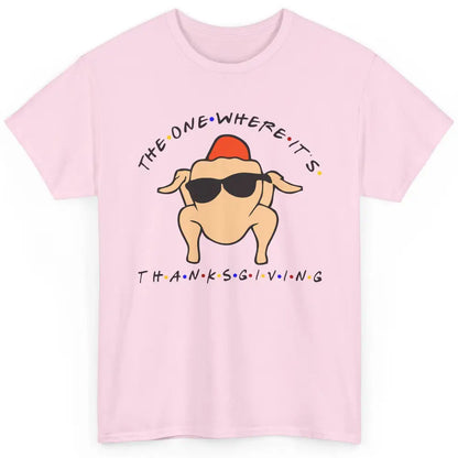 Funny Thanksgiving Crew Turkey Chicken Thanksgiving Dinner Classic Unisex T-Shirt