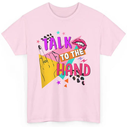 Talk To Hand Bride Retro 90s Bachelorette Bridal Engagement Classic Unisex T-Shirt