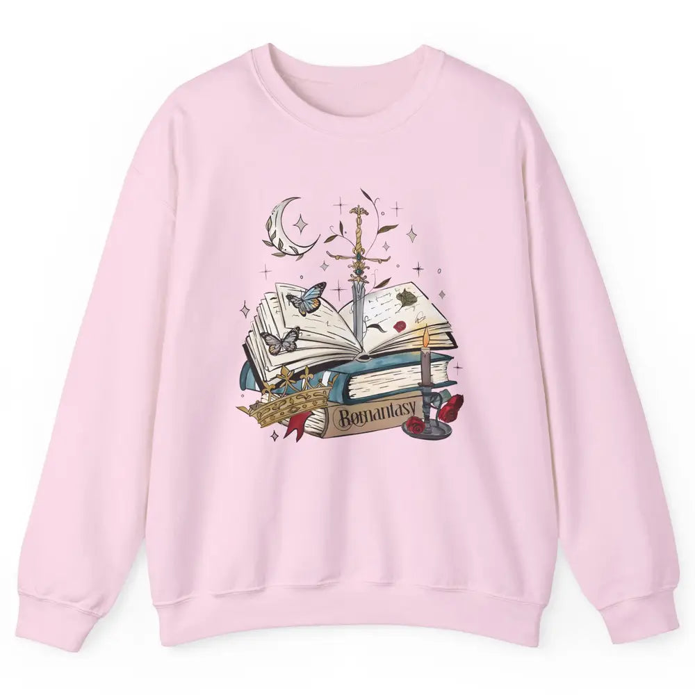 Bookish Romance Reader Librarian Literature Gothic Bookworm Unisex Crewneck Sweatshirt