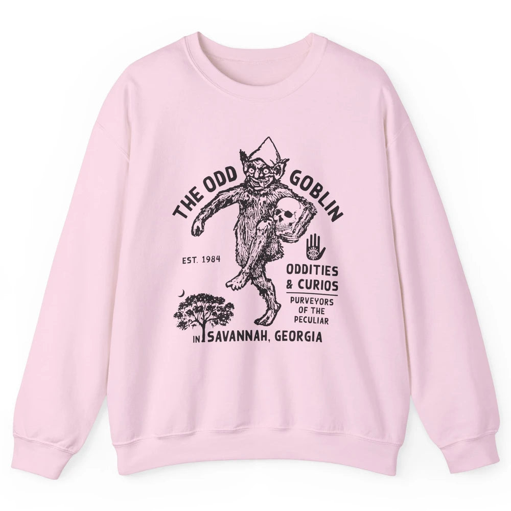 Vintage The Odd Goblin Est 1984 Oddities Savannah Georgia Unisex Crewneck Sweatshirt