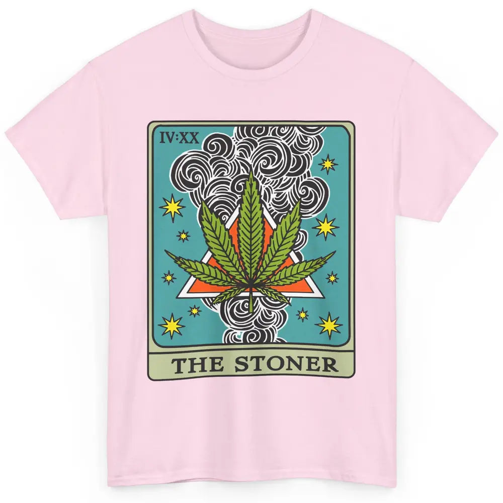 Vintage Weed The Stoner Tarot Card Weed Cannabis Marijuana Classic Unisex T-Shirt