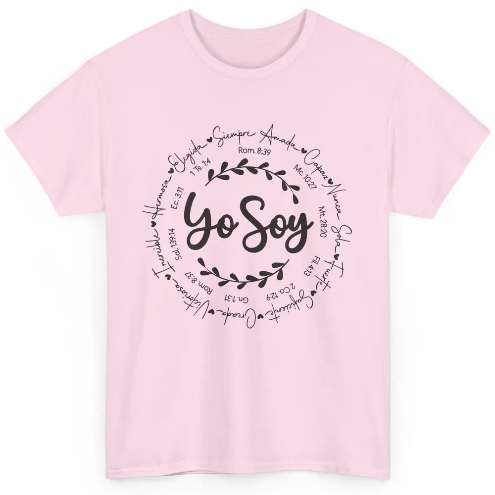 Christian Yo Soy Inspiracion Bible Verse Spanish Religious Classic Unisex T-Shirt