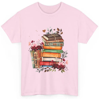 Books Floral Librarian Book Wildflower Bookworm Book Lovers Classic Unisex T-Shirt