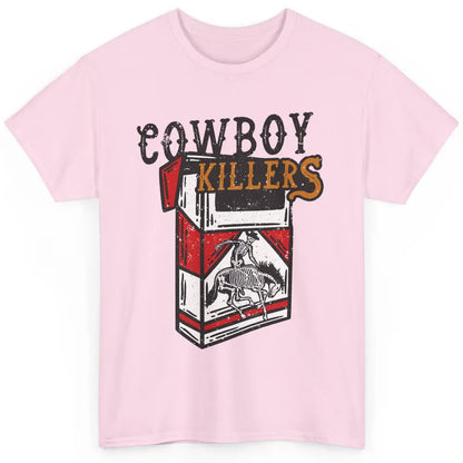 Cowboy Killers Skeleton Horse Skull Cigarette Texas Retro Classic Unisex T-Shirt