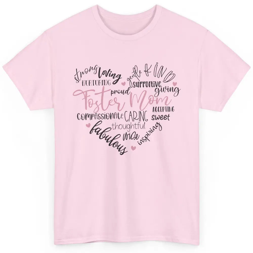 Foster Care Adoption Foster Mom Caring Giving Foster Love Classic Unisex T-Shirt