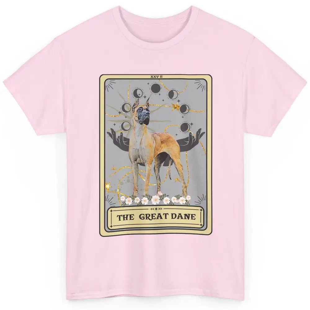 The Great Dane Tarot Card Great Dane Mom Halloween Dog Mom Classic Unisex T-Shirt