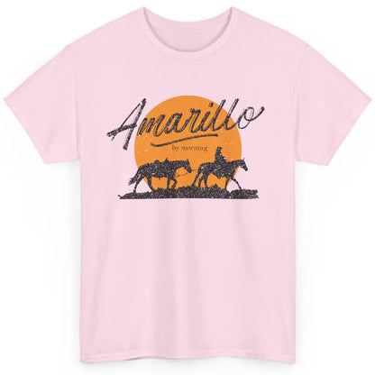 Country Music Amarillo By Morning Rodeo Western Cowboy Gift Classic Unisex T-Shirt