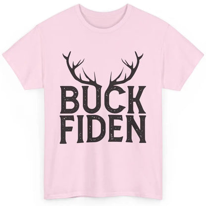 Funny Buck Fiden Deer I Will Not Comply Anti Biden Liberals Classic Unisex T-Shirt