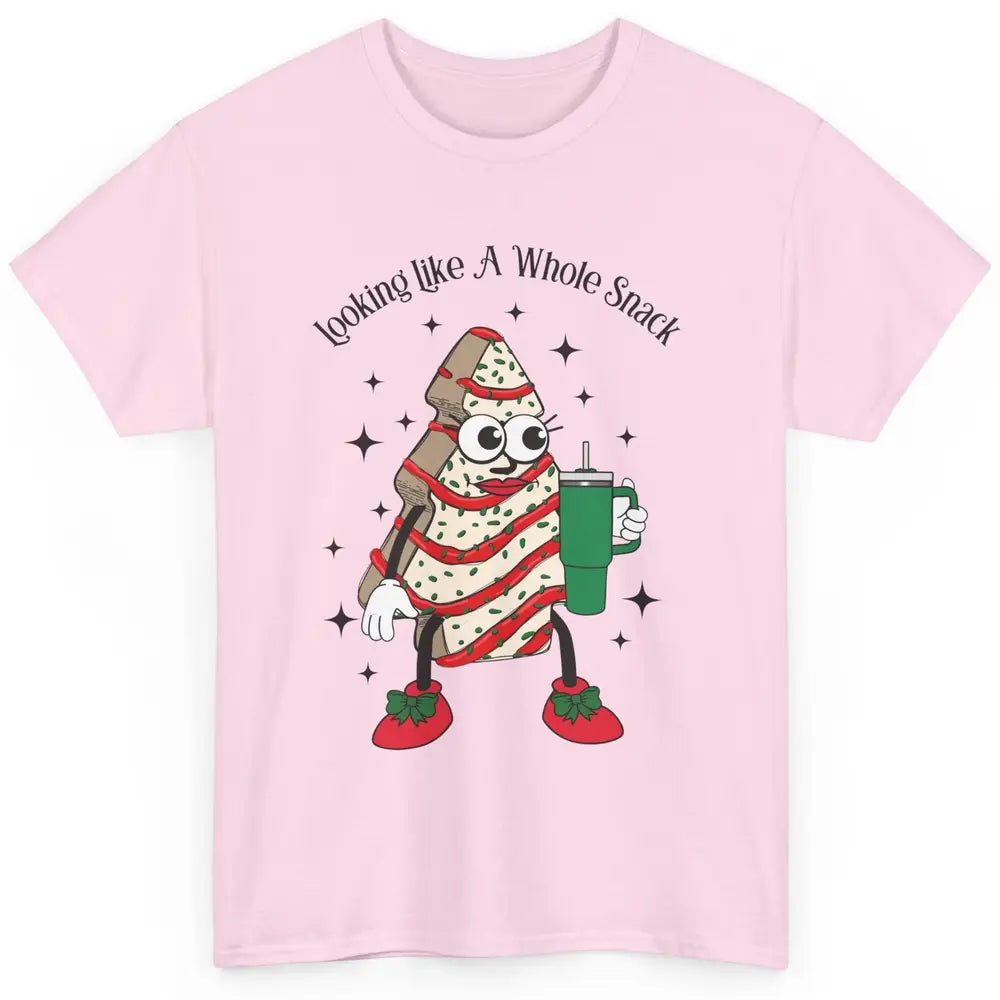 Funny Christmas Tree Cake Out Here Look Like A Snack Classic Unisex T-Shirt