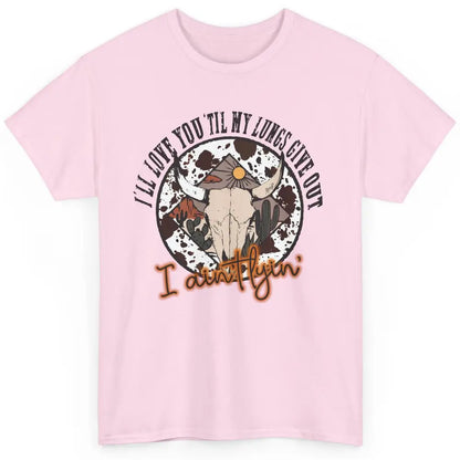 Cowhide Boho Bull Skull Desert I Ain't Lying Western Country Classic Unisex T-Shirt