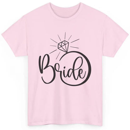 Bride To Be Wedding Ring Future Mrs. Engagement Bachelorette Classic Unisex T-Shirt