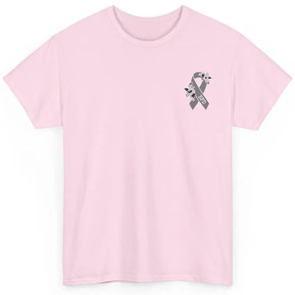 Borderline Personality Disorder Awareness BPD Gray Ribbon Classic Unisex T-Shirt