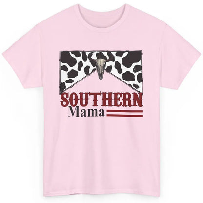 Cowhide Bull Skull Southern Mama Western Country Cowgirl Classic Unisex T-Shirt