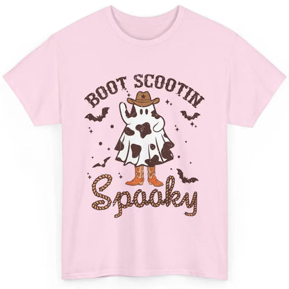 Cowboy Ghost Cowhide Boot Scooting Spooky Western Halloween Classic Unisex T-Shirt