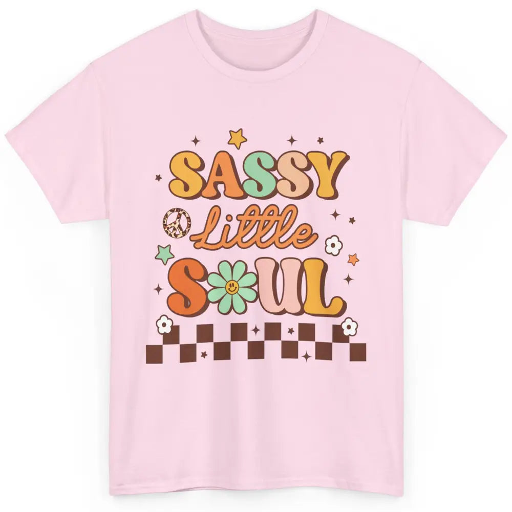 Sassy Little Soul Retro 60s Groovy Hippie Daisy Peace Boho Classic Unisex T-Shirt