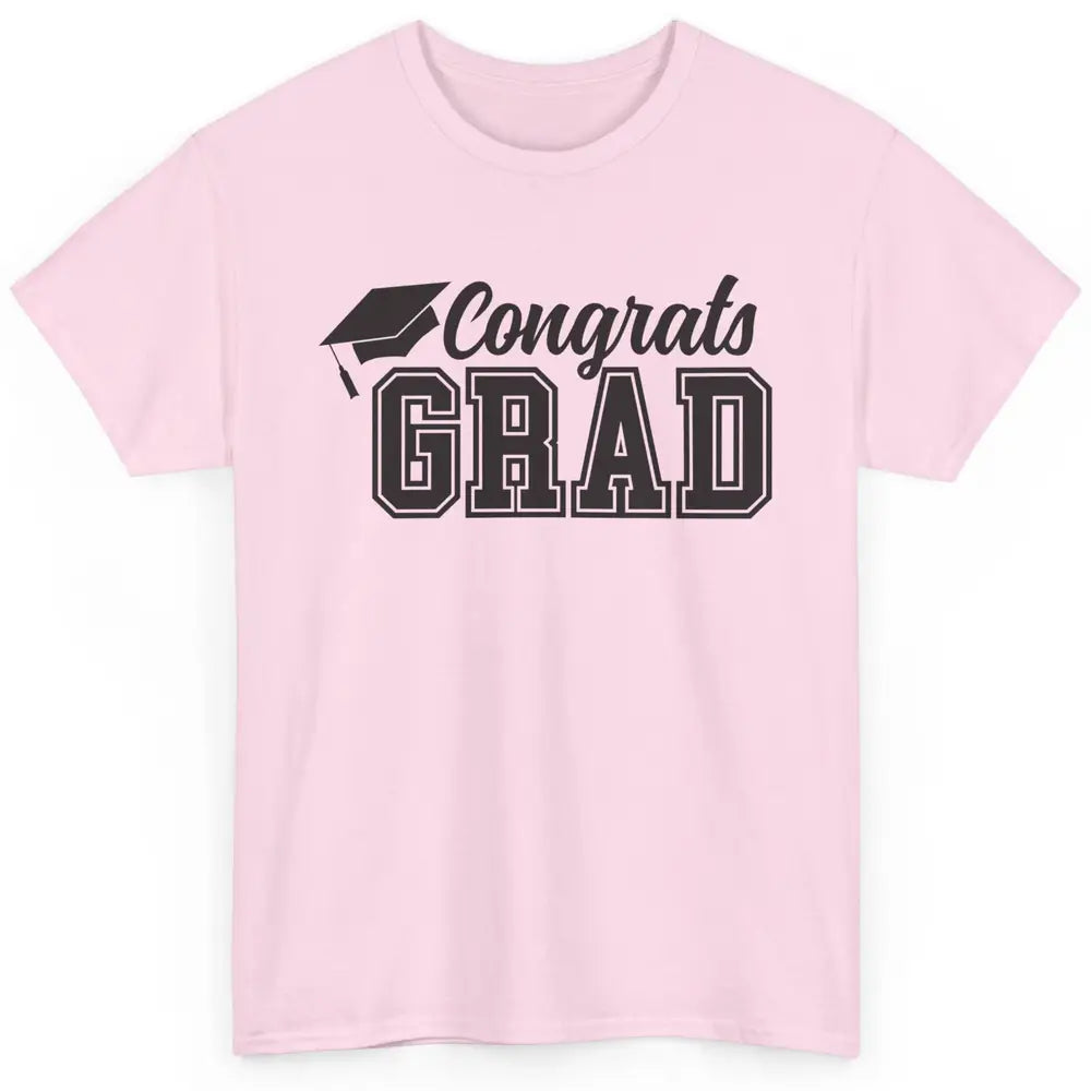 Congrats Grad Senior Class 2022 Bachelor Hat Senior Graduate Classic Unisex T-Shirt