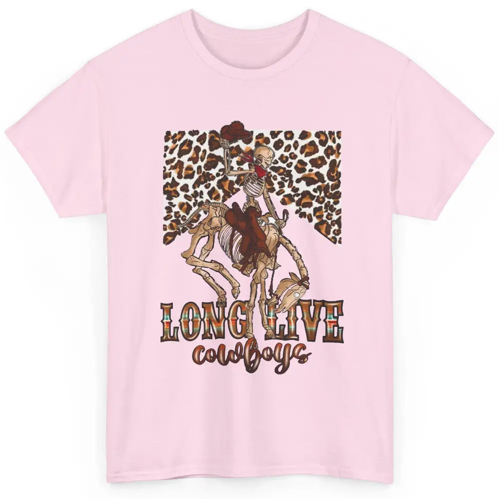 Cowboy Killer Long Live Cowboy Skeleton Leopard Western Classic Unisex T-Shirt