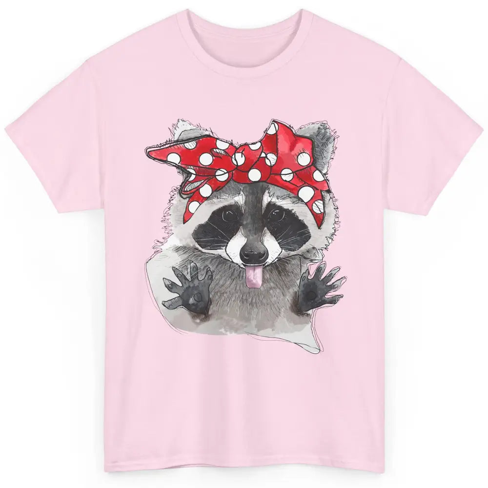 Bandana Racoon Baby Trashed Racoon Panda Lovers Gift Classic Unisex T-Shirt