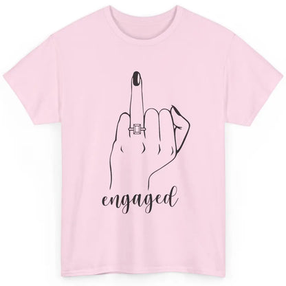 Engaged AF Bride To Be Wedding Ring Future Mrs. Bachelorette Classic Unisex T-Shirt