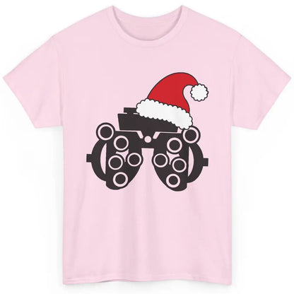 Funny Phoropter Santa Hat Optometrist Optician Christmas Classic Unisex T-Shirt