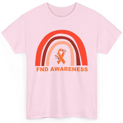 Functional Neurological Disorder Awareness FND Orange Ribbon Classic Unisex T-Shirt