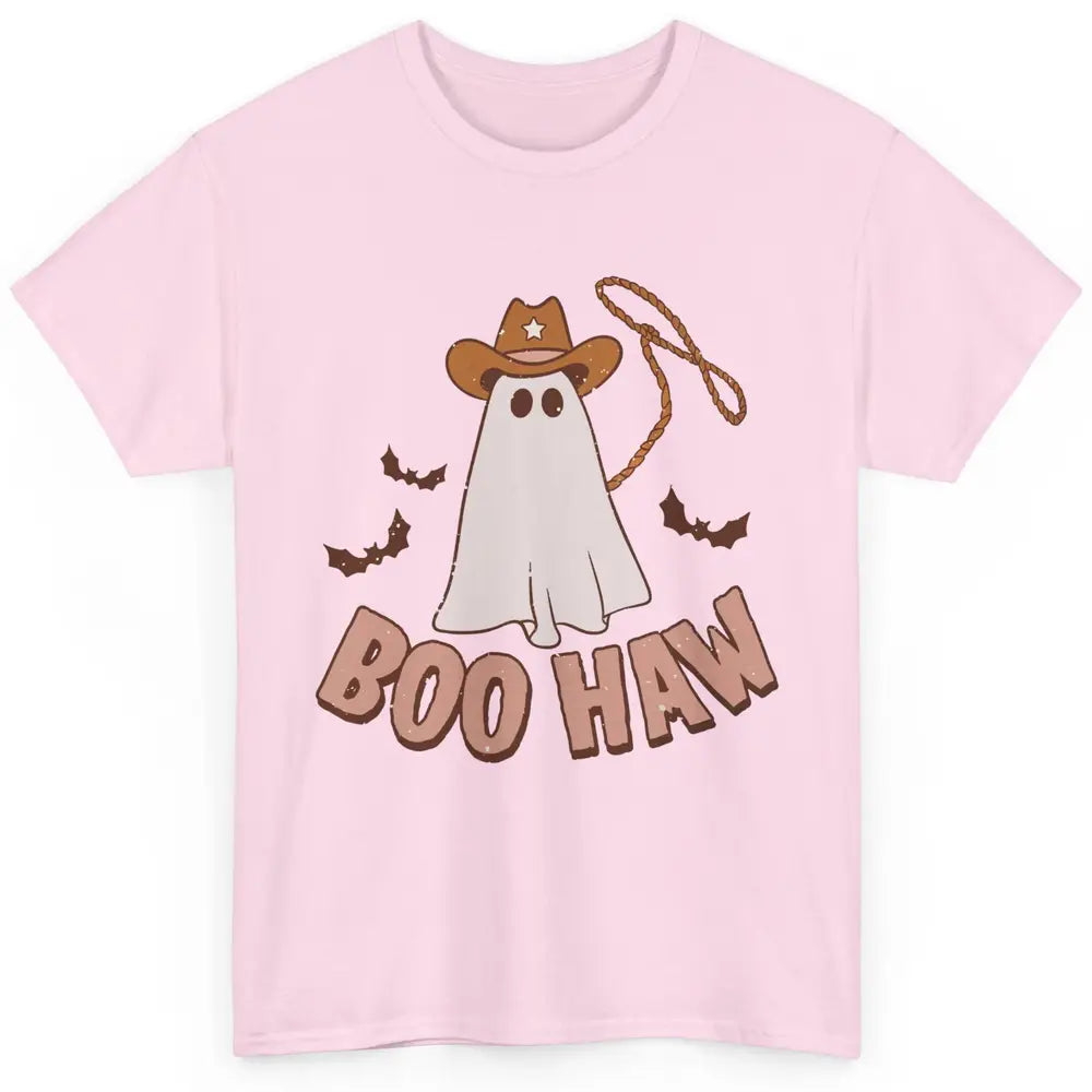 Funny Cowboy Ghost Yeehaw Halloween Western Country Cowboy Classic Unisex T-Shirt