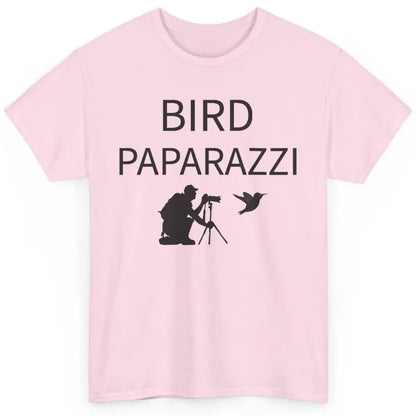 Birdwatching Funny Bird Paparazzi Birding Photography Bird Classic Unisex T-Shirt