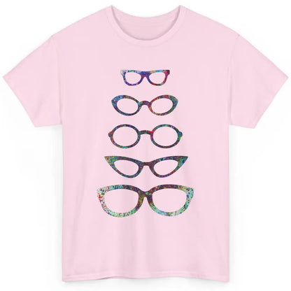 Cute Eyeglasses Splatter Paint Optician Optical Optometrist Classic Unisex T-Shirt