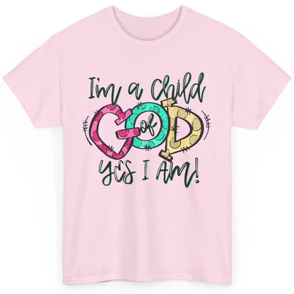 Christian I'm Child of God Hand Drawn Bible Verse Religious Classic Unisex T-Shirt