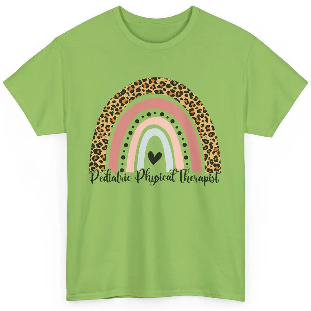 Retro Pediatric Physical Therapy Rainbow Physical Therapist Classic Unisex T-Shirt