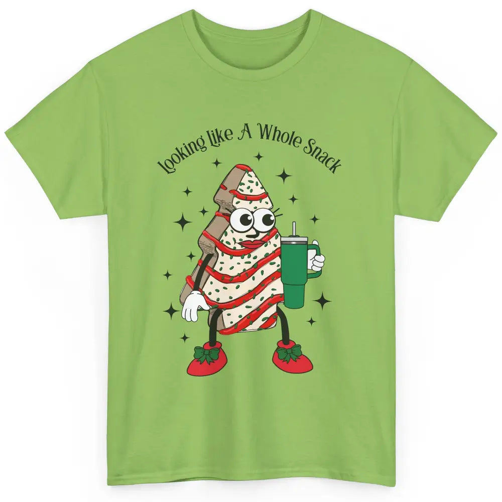 Funny Christmas Tree Cake Out Here Look Like A Snack Classic Unisex T-Shirt