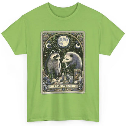 Team Trash Tarot Card Opossum Witchcraft Goth Possum Vintage Panda Raccoon Sarcastic Classic Unisex T-Shirt