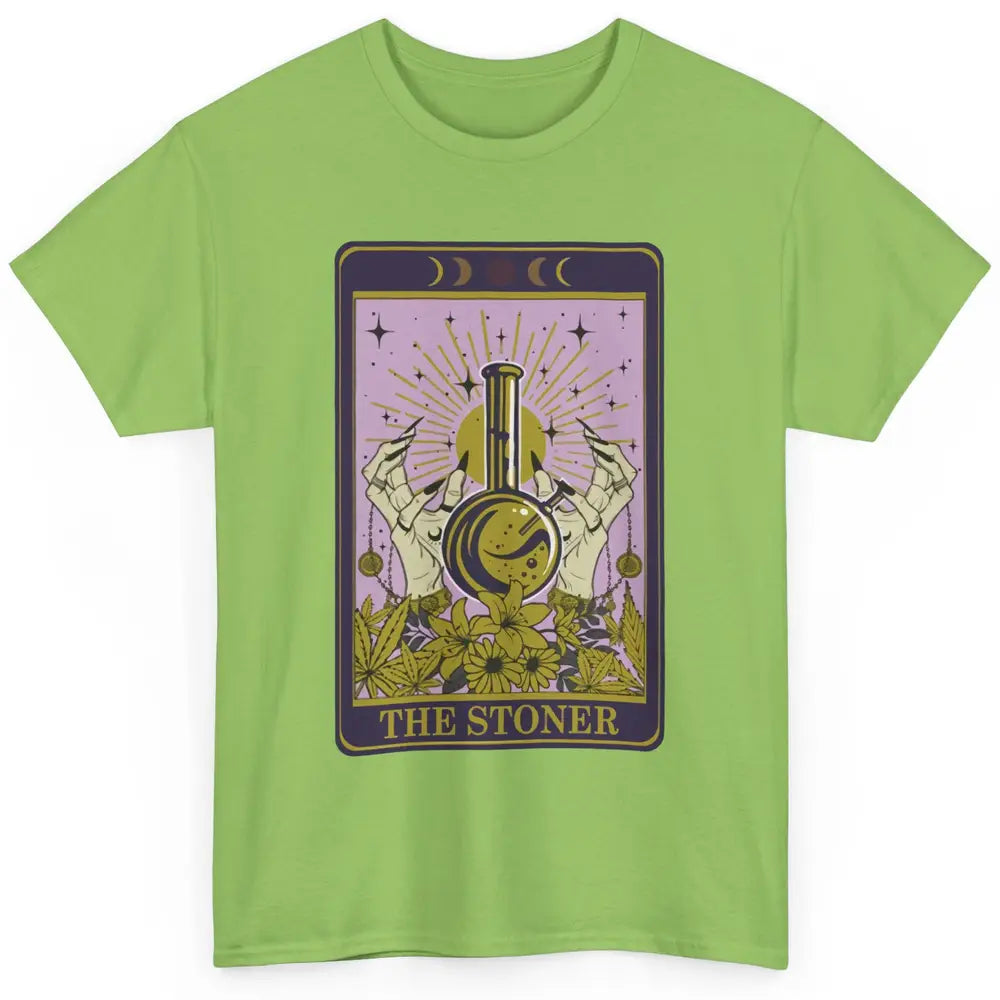 Vintage Witch The Stoner Tarot Card Weed Cannabis Marijuana Classic Unisex T-Shirt