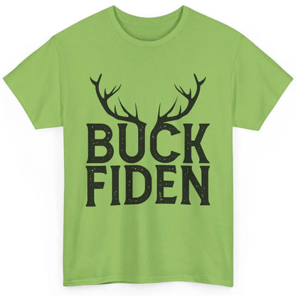 Funny Buck Fiden Deer I Will Not Comply Anti Biden Liberals Classic Unisex T-Shirt