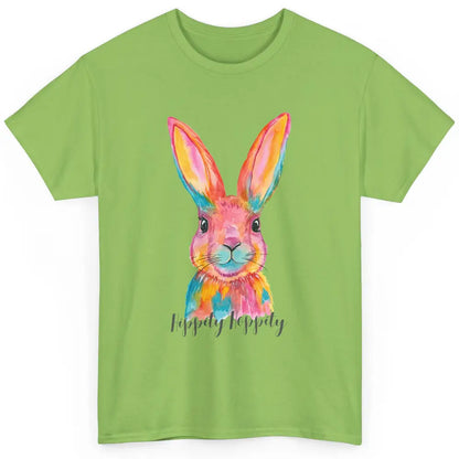 Watercolor Hippity Hoppity Bunny Dance Easter Rabbit Hip Hop Classic Unisex T-Shirt