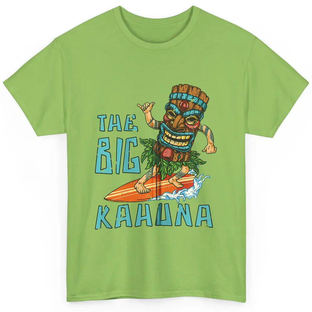 Tiki Big Kahuna Surfer Tropical Hawaii Aloha Paradise Beach Classic Unisex T-Shirt