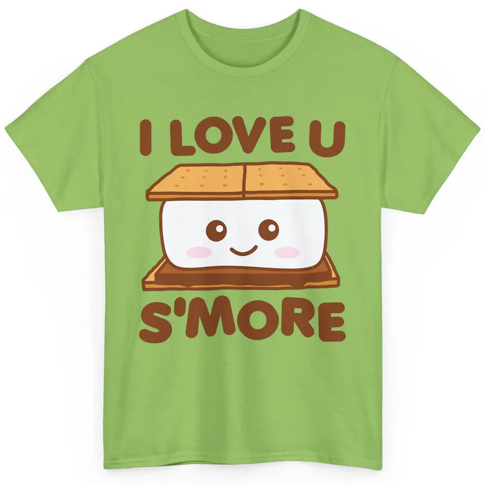 Funny Camping I Love You Smore Pun Camper Campfire Retro Classic Unisex T-Shirt