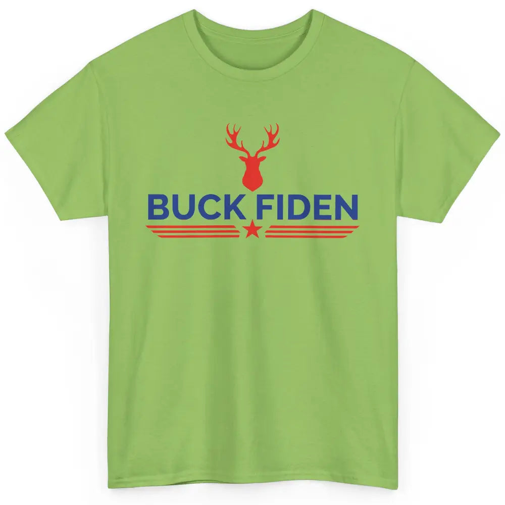 Funny Buck Fiden I Will Not Comply Anti Biden Liberals Classic Unisex T-Shirt