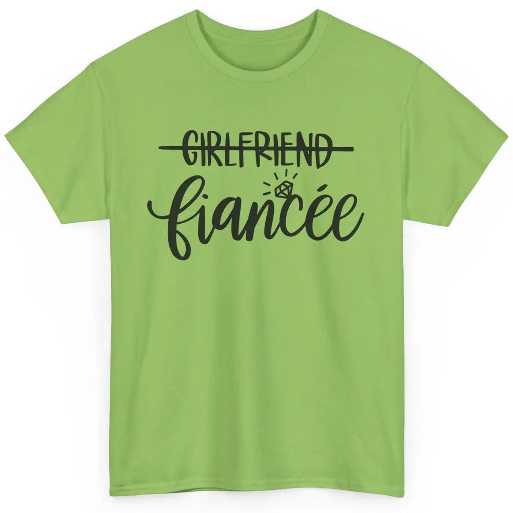 Fiancee Future Mrs. Bride Squad Engagement Bachelorette Gift Classic Unisex T-Shirt