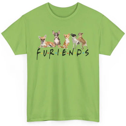 Chihuahua Furiends Furry Friends Dogs Chihuahua Lovers Gift Classic Unisex T-Shirt