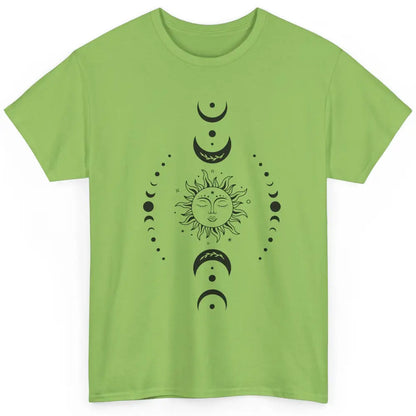 Boho Sun And Moon Hippie Girl Peace Lovers Halloween Costume Classic Unisex T-Shirt