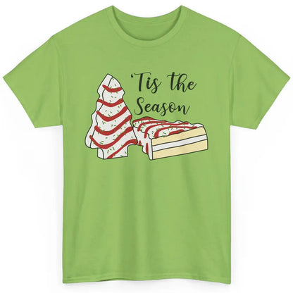 Funny Christmas Tree Tis The Season Christmas Cakes Parody Classic Unisex T-Shirt