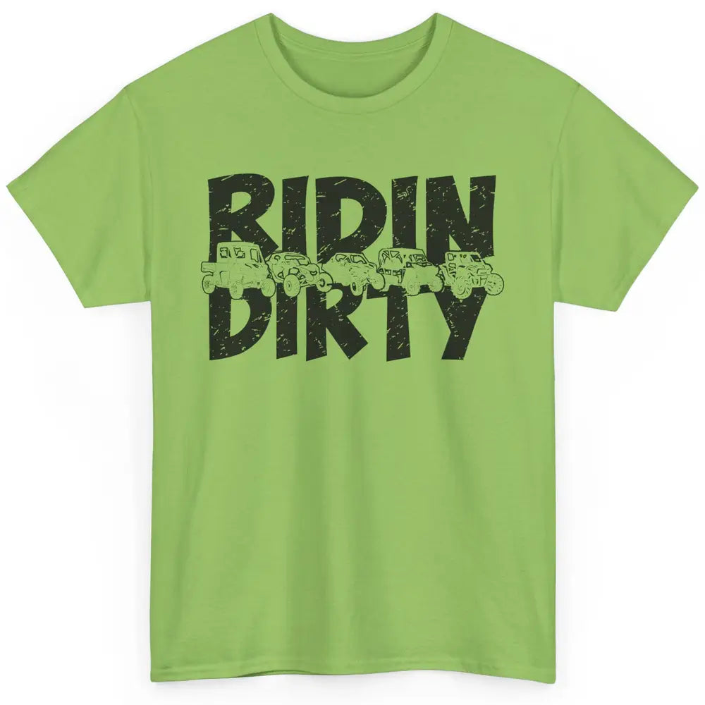 Retro UTV SXS Rider Riding Dirty ATV Offroad Riding SXS Life Classic Unisex T-Shirt