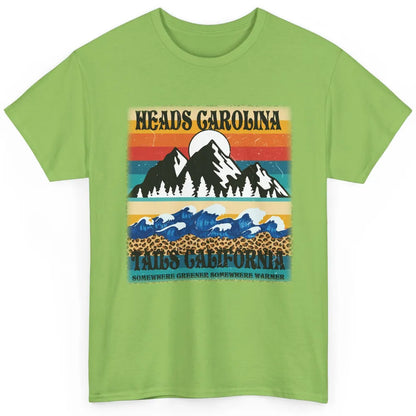 Vintage Heads Carolina Tail California Summer Beach Mountain Classic Unisex T-Shirt