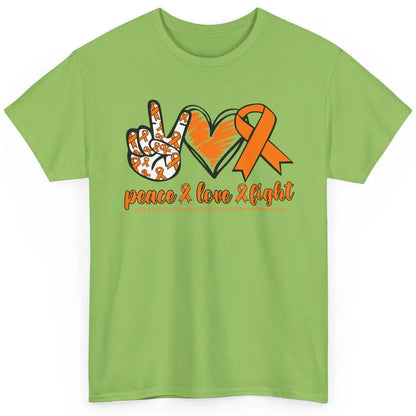 Amplified Musculoskeletal Pain Syndrome Peace Love Fight Classic Unisex T-Shirt